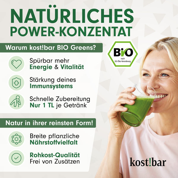 kost!bar BIO Greens Pulver [200g]